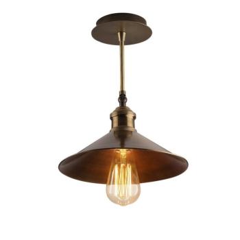 Bronzszínű mennyezeti lámpa fém búrával ø 24 cm Berceste – Opviq lights kép