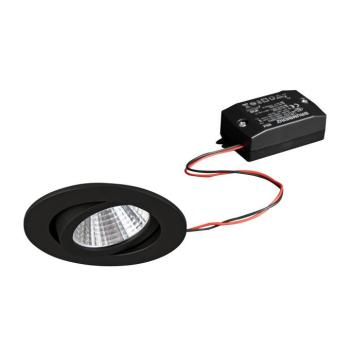 BRUMBERG LED beép. spot 38° kerek fekete 2 700K kép