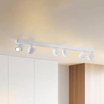 BRUSH LED spotlámpa, fehér, 110 cm, 6 izzós fém, dimmelhető 2700 K kép