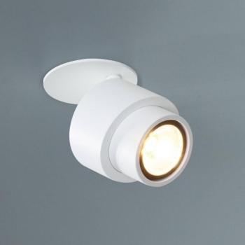 BRUSH LED süllyesztett spotlámpa, fehér, Ø 7 cm, fém, dimmelhető, 2700 K kép