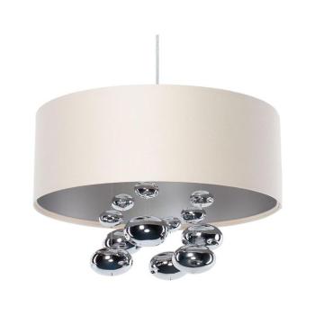 BUBBLE csillár, kábelre függeszthető, 1xE27/60W/230V, Ø 40 cm, bézs 01B-001-40