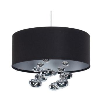 BUBBLE kábeles függeszték 1xE27/60W/230V Ø 40 cm fekete 01B-002-40 kép