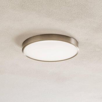 Bully LED mennyezeti lámpa, matt nikkel, Ø 24 cm kép