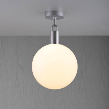 Buster + lyukasztó Villás acél/üveg opál Ø 29cm kép