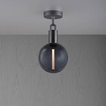Buster + lyukasztó villás páncélozott fém/üveg füstölt Ø 20cm kép