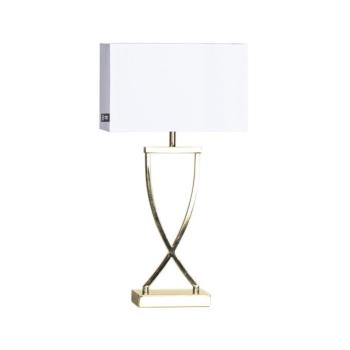 ByRydens 2829610-5000 - Asztali lámpa OMEGA 1xE27/5W/230V fehér/arany 2829610-5000 kép