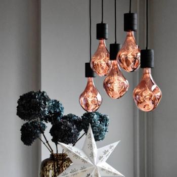Calex Organic Evo LED lámpa E27 6W dim rosé kép