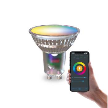 Calex Smart LED izzó Reflektor GU10 4,9W RGB CCT 5cm kép