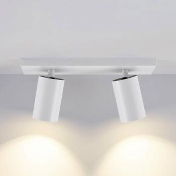 CAN TILT mennyezeti spotlámpa, fehér, 31 x 9 cm, 2 izzós, fém GU10 kép