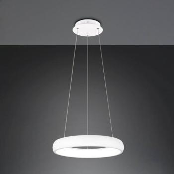 Cardona LED-es függőlámpa, Ø 46,5 cm, fehér, CCT, fém kép