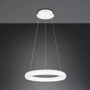 Cardona LED-es függőlámpa, Ø 62 cm, fehér, CCT, fém kép