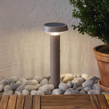 Casa LED földi tüskés lámpa, bézs, magasság 45 cm kép
