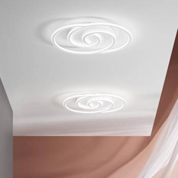 Cayman Ovale LED fali lámpa, fehér, magasság 60 cm, fém, CCT kép