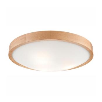 Ceiling Light OAK SLIM 3×E27/60W/230V Oak ø 47 cm LD-PD-8.3 DĄB kép