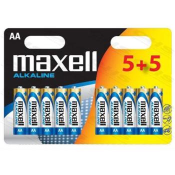 MAXELL Alkálielem LR-6 AA 10db-os kép