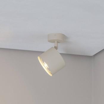 Chloe mennyezeti spotlámpa, krém színű, fém, 16 cm, állítható, GU10 kép
