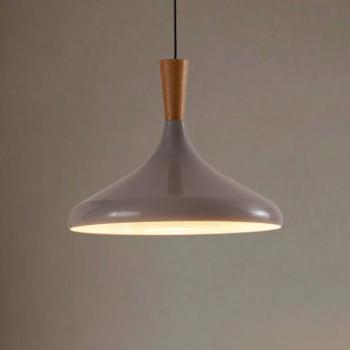 Chris lógó világítás, szürke/fehér, Ø 35 cm, fém kép