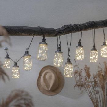 Circus Bottle LED fényfüzér üveg optika kép