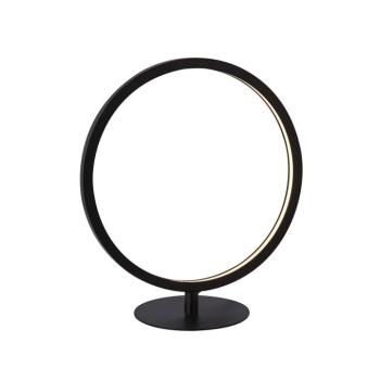 Cirque LED-es asztali lámpa, fekete, fém, 33 cm magas kép
