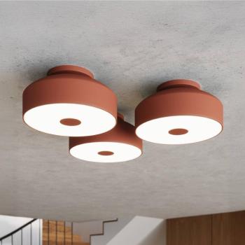 CLARO mennyezeti világítás, okker, Ø 30 cm, fém, 4 x E27 kép