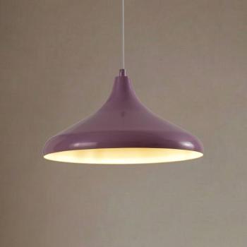 Claus lógó világítás, lila/fehér, Ø 35 cm, fém kép