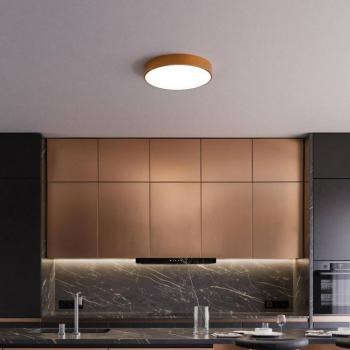 Cleo mennyezeti világítás, Ø 50 cm, IP54, réz színű, fém, E27 kép