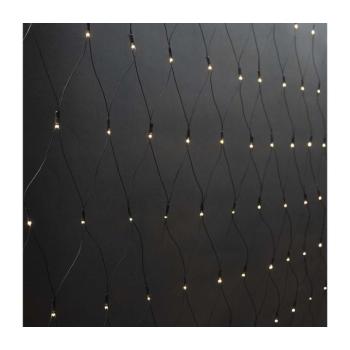 CLLN160 - LED karácsonyi függöny 160xLED/7 funkciós 5 m IP44 meleg fehér CLLN160 kép