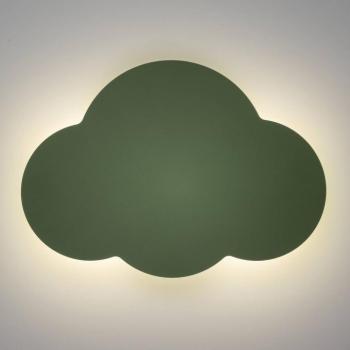 Cloud fali világítás, zöld, fém, 38 cm széles, 2 izzós, G9 kép