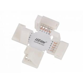 COB LED szalag click csatlakozó szögletes 12 mm 5 tűs típus + RGBW, LED line, LL-247859 kép
