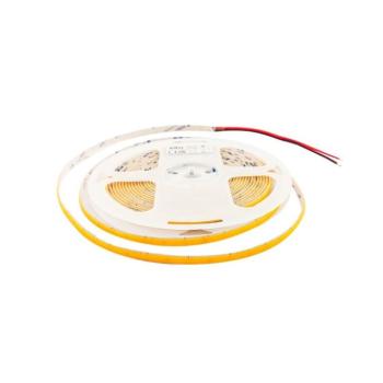 COB LED szalag LEDStrip+ 24V 320xCOB 12W/m 3000K (meleg fehér) 1320lm/m IP20 3m öntapadós 5mm 5m/tekercs vágható 5cm 5541000 VITO kép