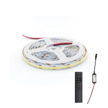 COB LED szalag LEDStrip+ 24V 480xCOB 12W/m 5cm vágási egység/3CCT 3m ragasztó 8mm IP20 5m/tekercs + vezérlő 5541031 VITO kép