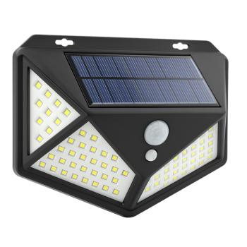 COB LED szolárlámpa mozgásérzékelővel és alkonykapcsolóval – 180 LED-es kültéri napelemes világítás HS-8010A (BBD) kép