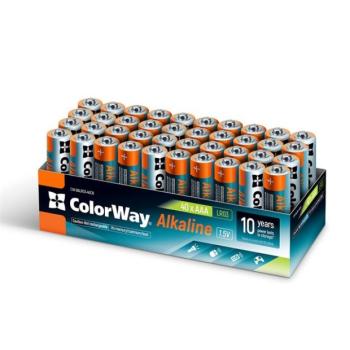 COLORWAY AAA alkáli elem, (40 darab) kép