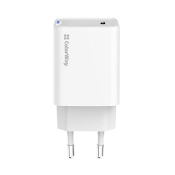 COLORWAY AC töltő GaN Mini CW-CHS057PD-WT 45W PD port PPS USB-C fehér kép
