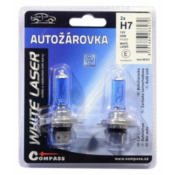 COMPASS 12V H7 55W PX26d WHITE LASER 2db kép