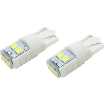 Compass LED izzó, 6LED 3030, 12 V, T10, fehér, 2 db kép