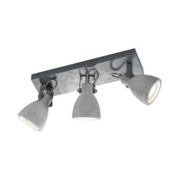 Concrete szürke mennyezeti lámpa, hossz 35 cm - Trio kép