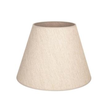 Cone lámpabúra, bézs, magasság 30 cm, textil