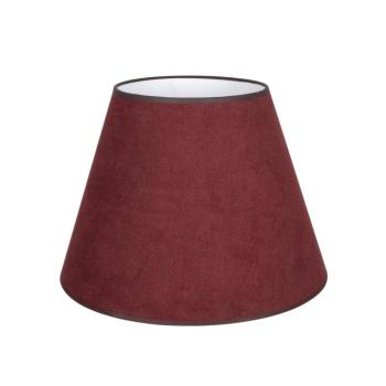 „Cone” lámpabúra, sötétvörös, magasság 30 cm, textil kép