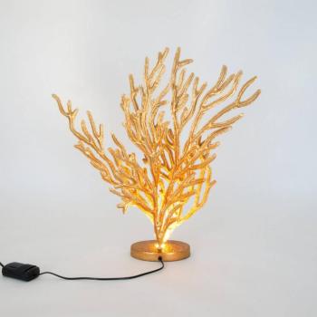CORADORIA LED asztali világítás, arany színű, magasság 72 cm, fém kép