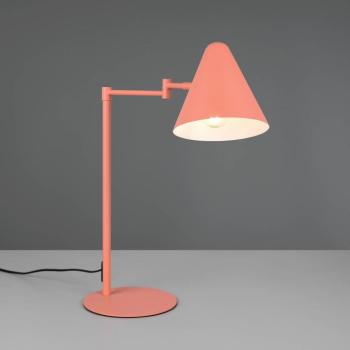 Cosima asztali lámpa, barack színű, magasság 50 cm, fém kép