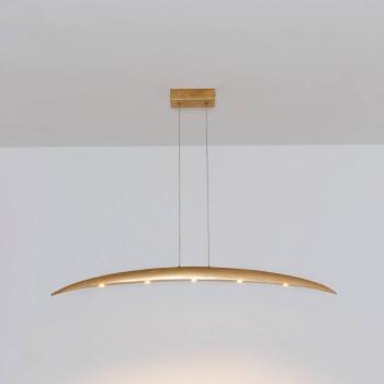 COSTELLAZIONE LED lógó lámpa, arany, hossza 122 cm, fém, dimmelhető kép