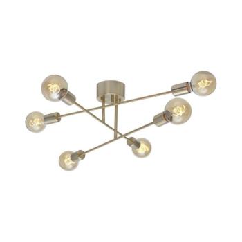 Cottex P7216BM - Felületre szerelt csillár BATON 6xE27/60W/230V sárgaréz P7216BM kép