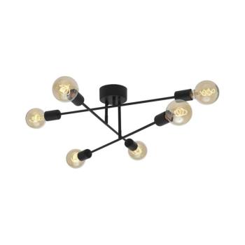 Cottex P7216SV - BATON felületre szerelhető csillár 6xE27/60W/230V fekete P7216SV kép