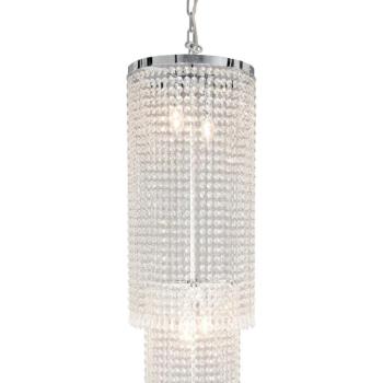CR114 függő lámpa üvegfedéllel, 210 cm magas