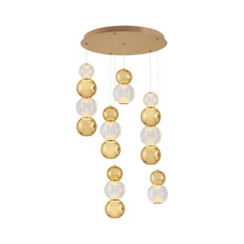 CREMONA kábeles LED csillár, 34W, 230V, 3000K, arany 414LRC1396 kép