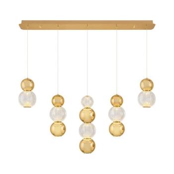 CREMONA LED csillár kábelen LED/27W/230V 3000K arany 414LRC1394 kép