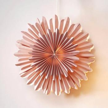 Crystal díszcsillag, papír, foglalat nélkül pink kép