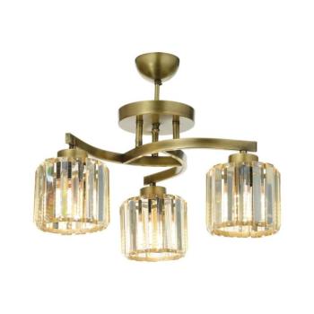 CRYSTALLINE felületre szerelhető csillár 3xE27/40W/230V bronzszínű 683AVN1435 kép