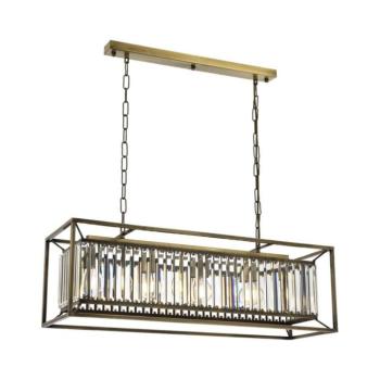 CRYSTALLINE láncos csillár 4xE27/6W/230V, bronz színű 683AVN1167 kép